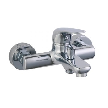 Μπαταρία λουτρού με τηλέφωνο, στήριγμα τηλεφώνου & σπιράλ 086698 Shark Interflex