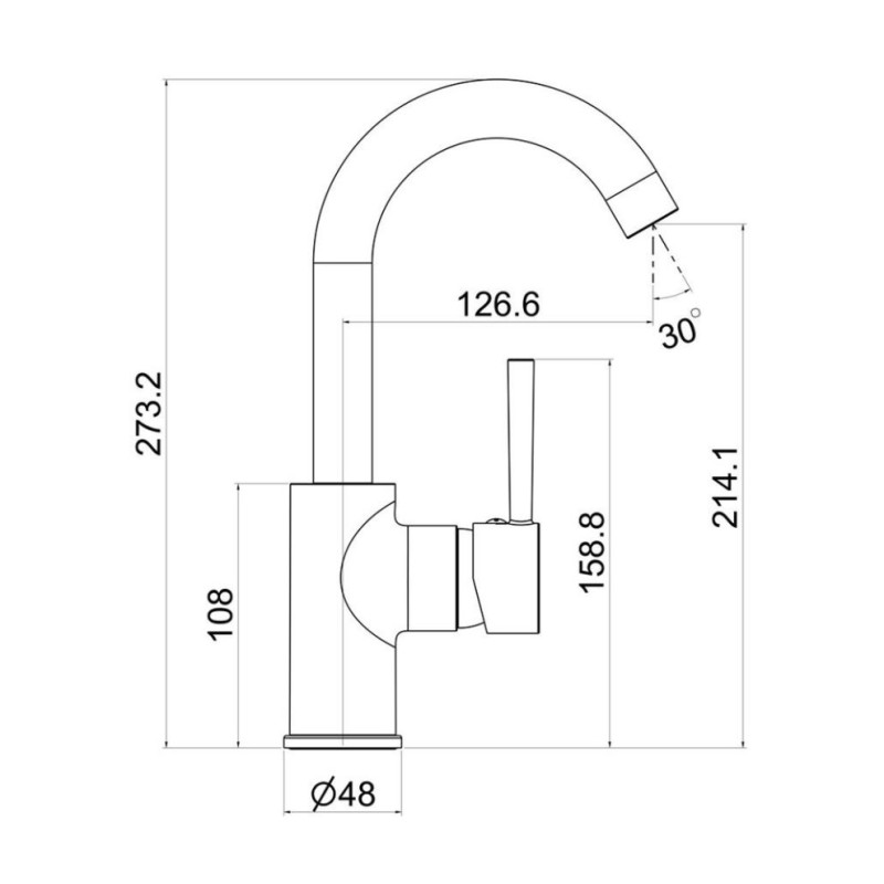 Μπαταρία νιπτήρος 087876 Smart/Dot Interflex