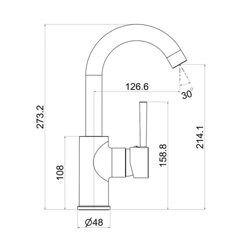Μπαταρία νιπτήρος 087845 Smart Interflex
