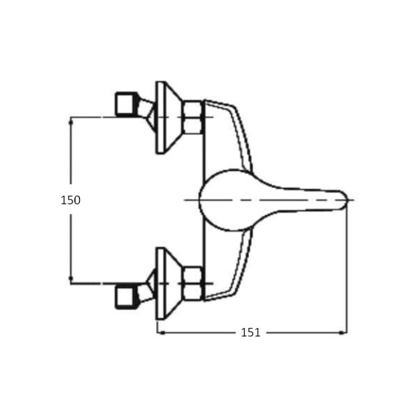 Μπαταρία ντουζιέρας με τηλέφωνο, στήριγμα τηλεφώνου & σπιράλ 081985 Status Interflex