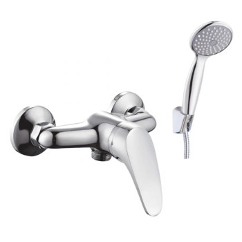 Μπαταρία ντουζιέρας με τηλέφωνο, στήριγμα τηλεφώνου & σπιράλ 081985 Status Interflex