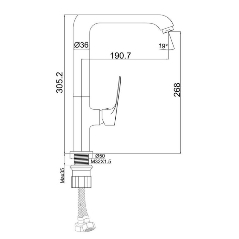 Μπαταρία κουζίνας 086926 Stilo Interflex