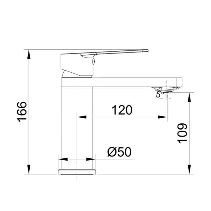 Μπαταρία νιπτήρος 087744 Symbol Interflex