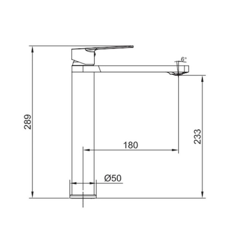 Μπαταρία νιπτήρος υψηλή 087745 Symbol Interflex