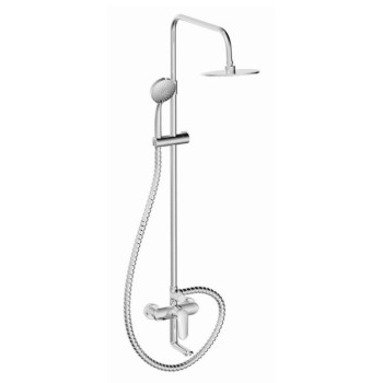 Μπαταρία ντουζιέρας με κολώνα ρυθμιζόμενου ύψους 087500 Trendy Interflex