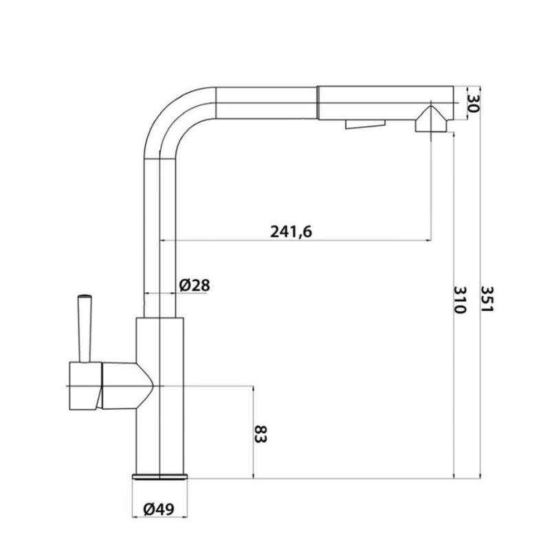 Μπαταρία κουζίνας Vogue Interflex