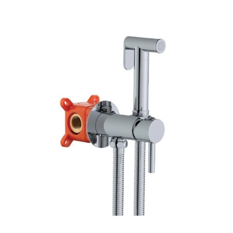 Σετ διακόπτη εντοιχισμού μπιντέ με στήριγμα Minimal 096946 Interflex