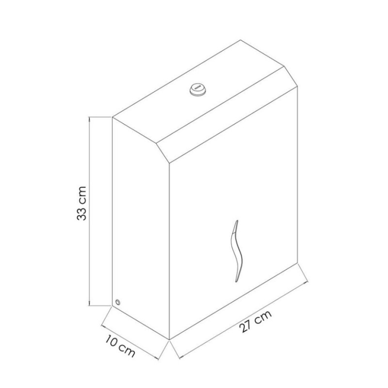 Θήκη για χειροπετσέτες τύπου Ζ 187362 Interflex Θήκη για χειροπετσέτες τύπου Ζ 187362 Interflex