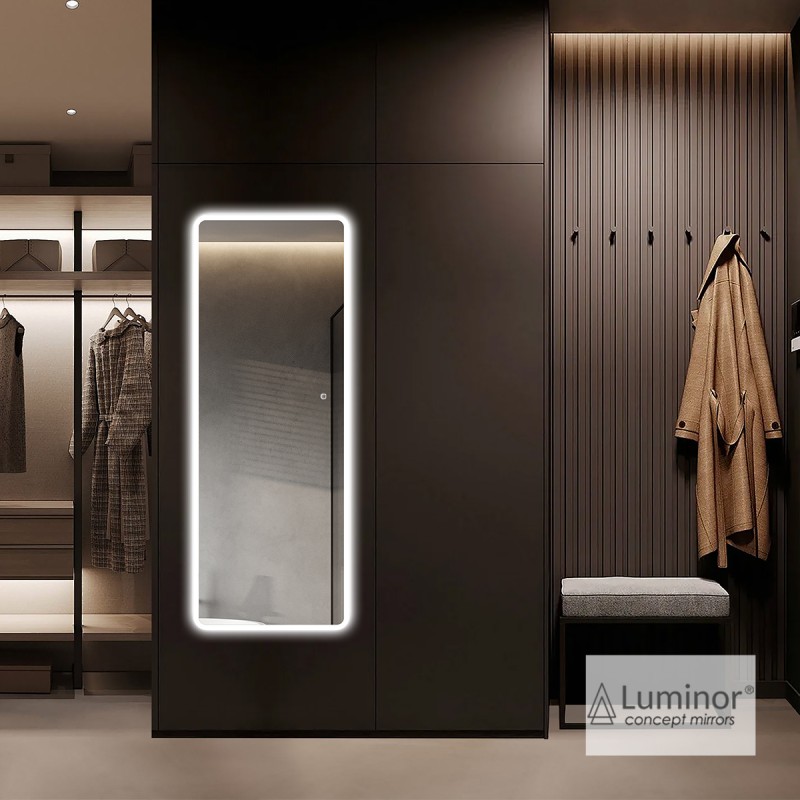 Καθρέπτης μπάνιου Led ολόσωμος Look Luminor