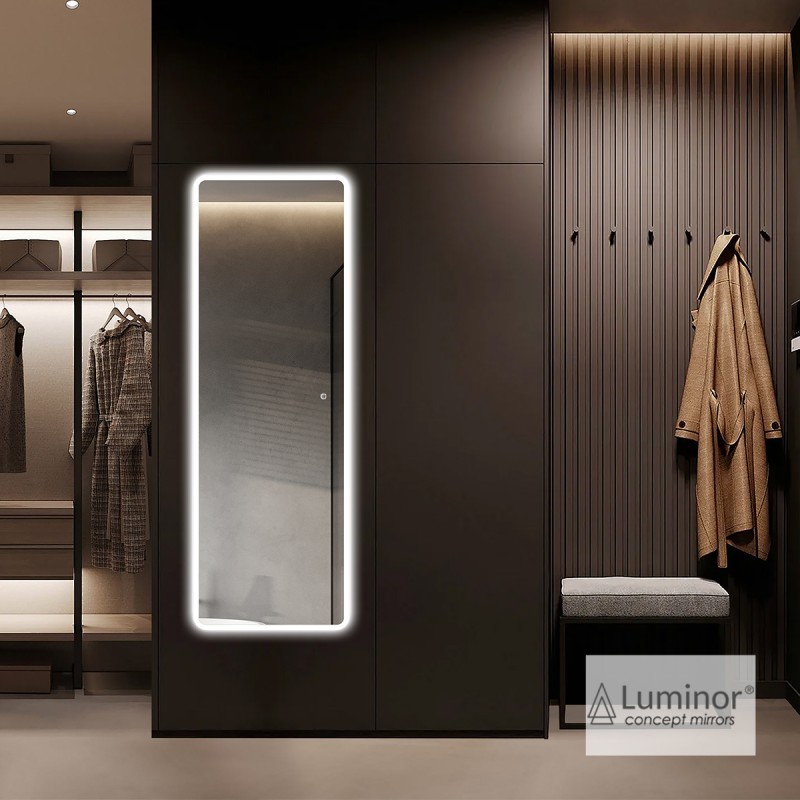 Καθρέπτης μπάνιου Led ολόσωμος Look Luminor