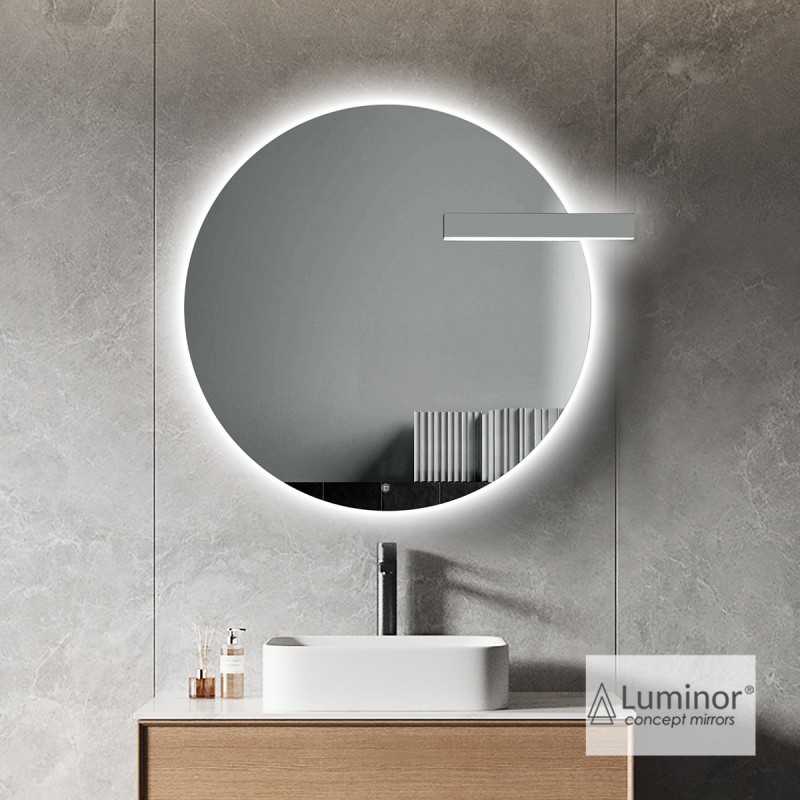 Καθρέπτης μπάνιου Led Ø75cm MIL75 Milo Luminor