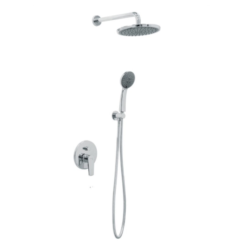 Πλήρες σετ ντουζιέρας εντοιχισμού 2 εξόδων 00-07700 Optima Modea