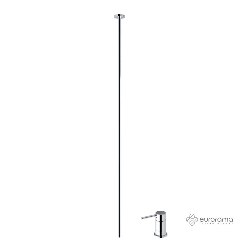 Ρουξούνι οροφής 130cm με επικαθήμενο μίκτη νιπτήρος R6826+R5309 Eurorama Ρουξούνι οροφής 130cm με επικαθήμενο μίκτη νιπτήρος R6826+R5309 Eurorama