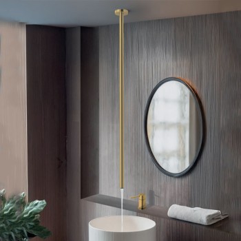 Ρουξούνι οροφής 130cm με επικαθήμενο μίκτη νιπτήρος R6826+R5309 Eurorama Ρουξούνι οροφής 130cm με επικαθήμενο μίκτη νιπτήρος R6826+R5309 Eurorama