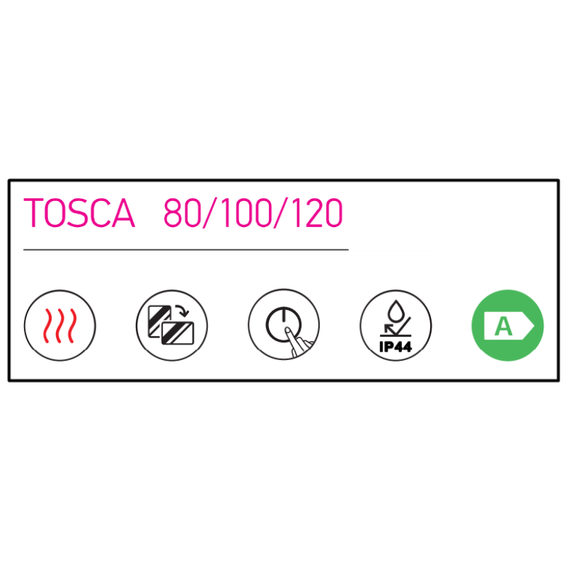 Καθρέπτης μπάνιου Led Tosca Luminor