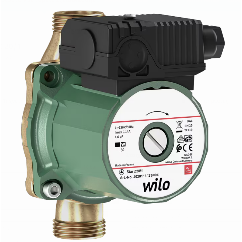 Κυκλοφορητής Star-Z 20/1 1/2" (Αντικατάσταση Z-20 & ZP 20-1) Wilo Κυκλοφορητής Star-Z 20/1 1/2" (Αντικατάσταση Z-20 & ZP 20-1) Wilo