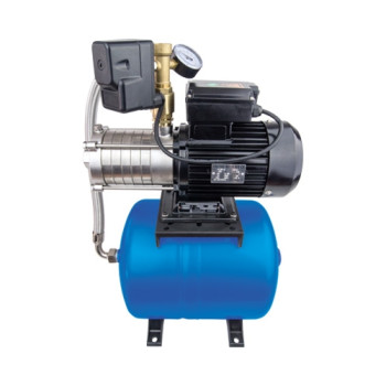 Πιεστικό συγκρότημα Booster N 9.50-80 με οριζόντια αντλία επιφανείας αθόρυβη πολυβάθμια ανοξείδωτη SHN 9-50 και δοχείο διαστολής 80lt Anavalos