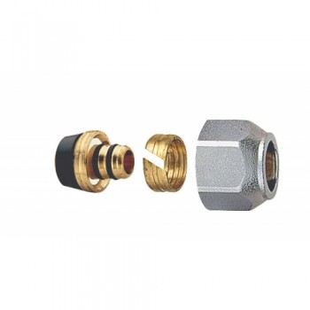 Ρακόρ πολυστρωματικού σωλήνα Φ20x2 (24x19) Brass Form
