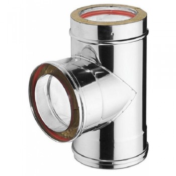 Ταφ Καμινάδας 90ο Inox Φ130-180 Artkamin