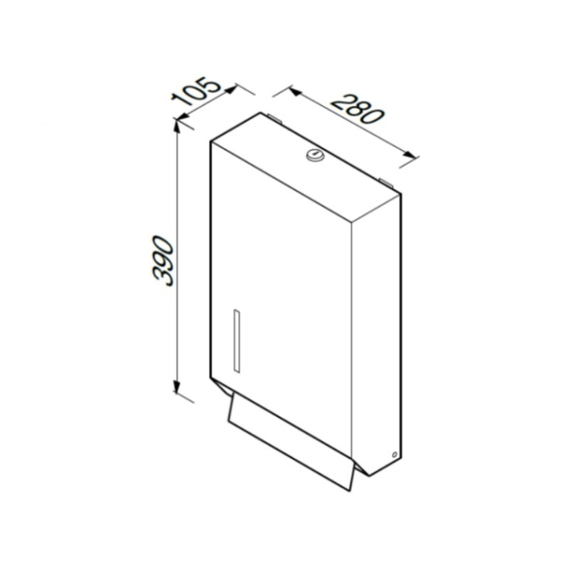 Θήκη για χειροπετσέτες 1231-110 Standard-Hotelia Geesa Θήκη για χειροπετσέτες 1231-110 Standard-Hotelia Geesa