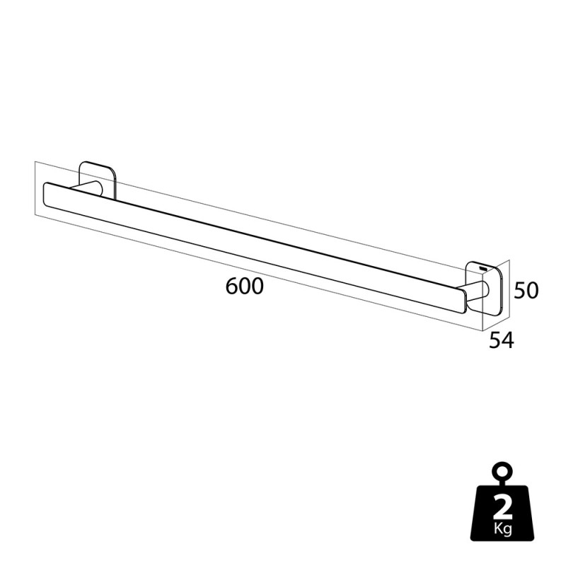 Πετσετοκρεμάστρα 60cm Colar Tiger
