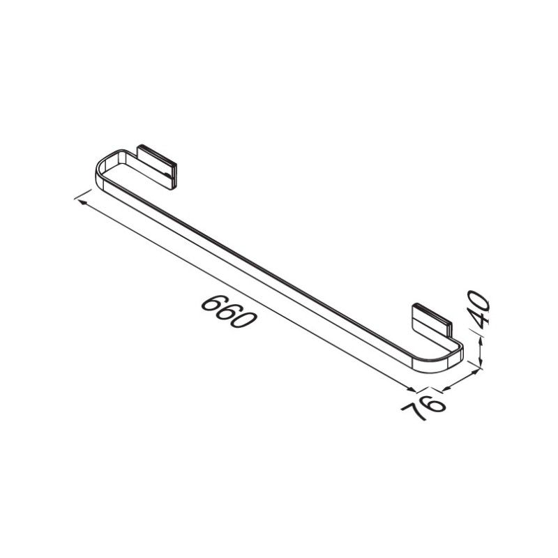 Πετσετοκρεμάστρα 1507/60-110 Craft Geesa