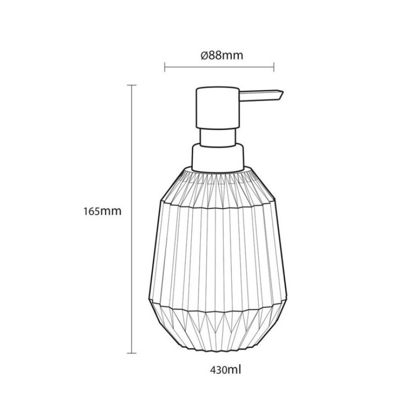 Επικαθήμενος διανομέας υγρού σαπουνιού 400ml Arte Sealskin