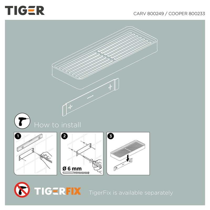 Εταζέρα με σχισμή αποστράγγισης Cooper Tiger
