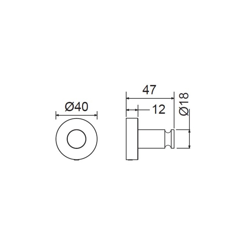 Άγκιστρο μονό 900155 Slim Armando Vicario