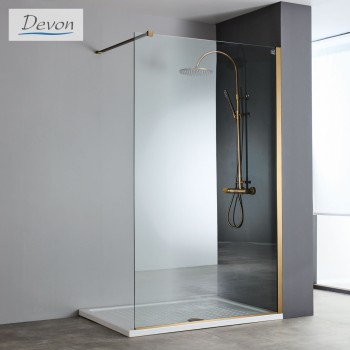 Διαχωριστικό ντουζιέρας h.220cm bronze brushed IWH_C-221 Iwis Walk-in Devon
