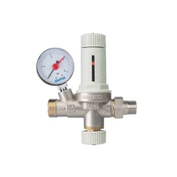 Αυτόματος πλήρωσης βαρέος τύπου με μανόμετρο 1/2'' Cherbros