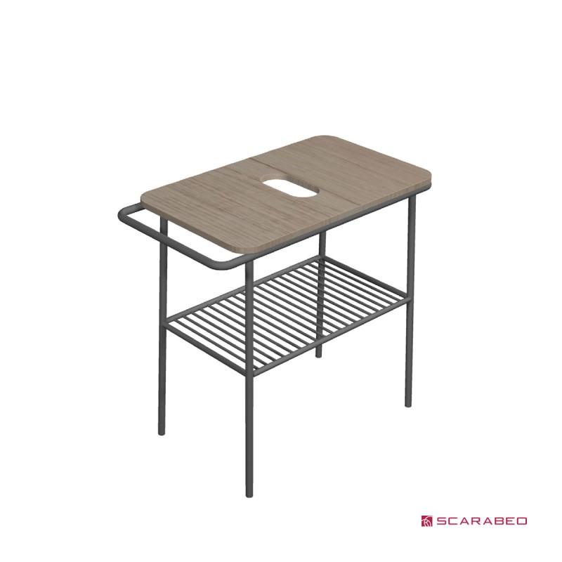 Έπιπλο μπάνιου χωρίς νιπτήρα 6018-8949 Fuji 80 Scarabeo