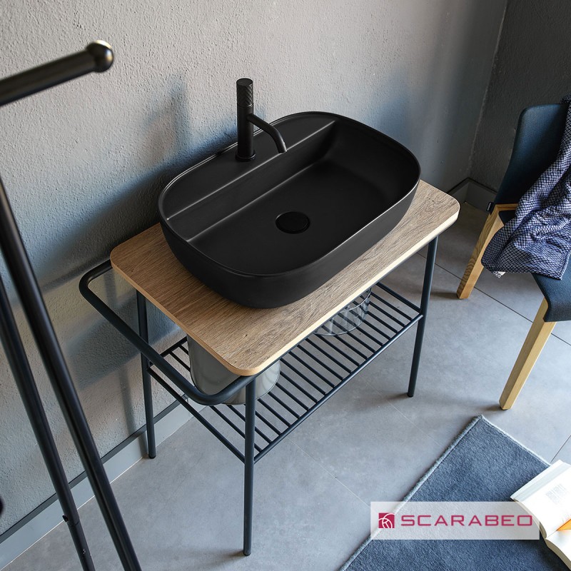 Έπιπλο μπάνιου χωρίς νιπτήρα 6018-8949 Fuji 80 Scarabeo