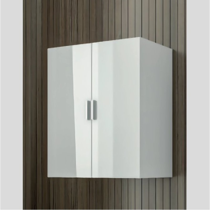 Ντουλάπι κρεμαστό 60cm λευκό με ενιαίο αποθηκευτικό χώρο 5NKR060WH Drop 