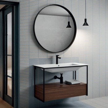 Έπιπλο μπάνιου (σετ) βάση και νιπτήρας MSAP102N+8856-300 Pura 102 GSI