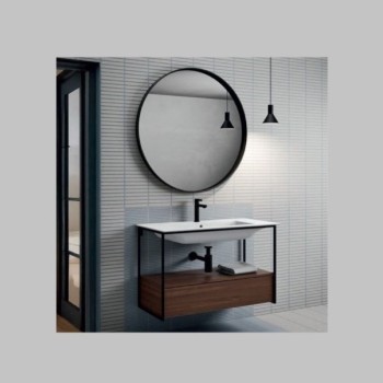 Έπιπλο μπάνιου (σετ) βάση και νιπτήρας MSAP82N+8855-300 Pura 82 GSI