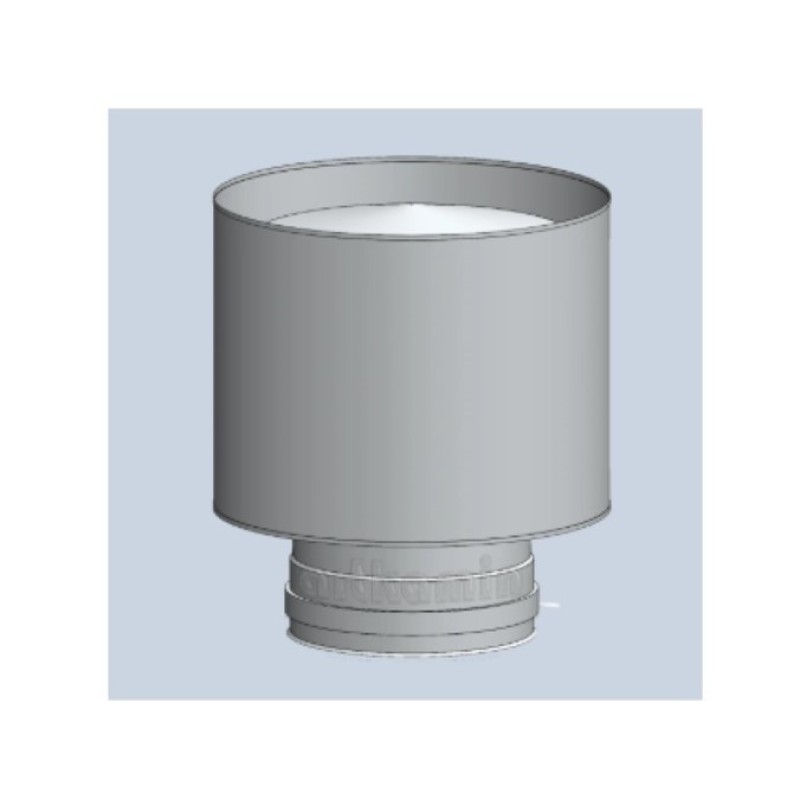 Καπέλο καμινάδας Βαρελάκι Inox Φ130 Artkamin