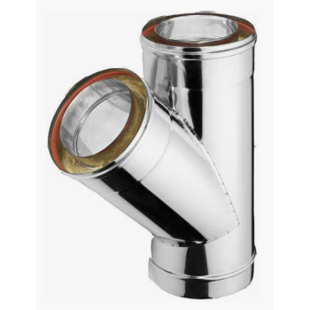 Ημιτάφ Καμινάδας 135ο Inox Φ180-230 Artkamin