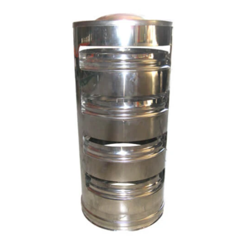 Καπέλο καμινάδας Πολυκωνικό Inox Φ300 Artkamin