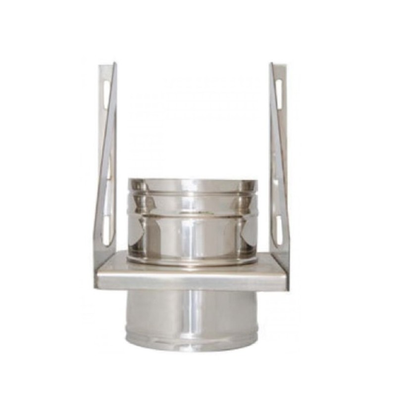 Στήριγμα βάσης τοίχου με τεμάχιο 0,20m Inox Φ180-Φ230 Artkamin