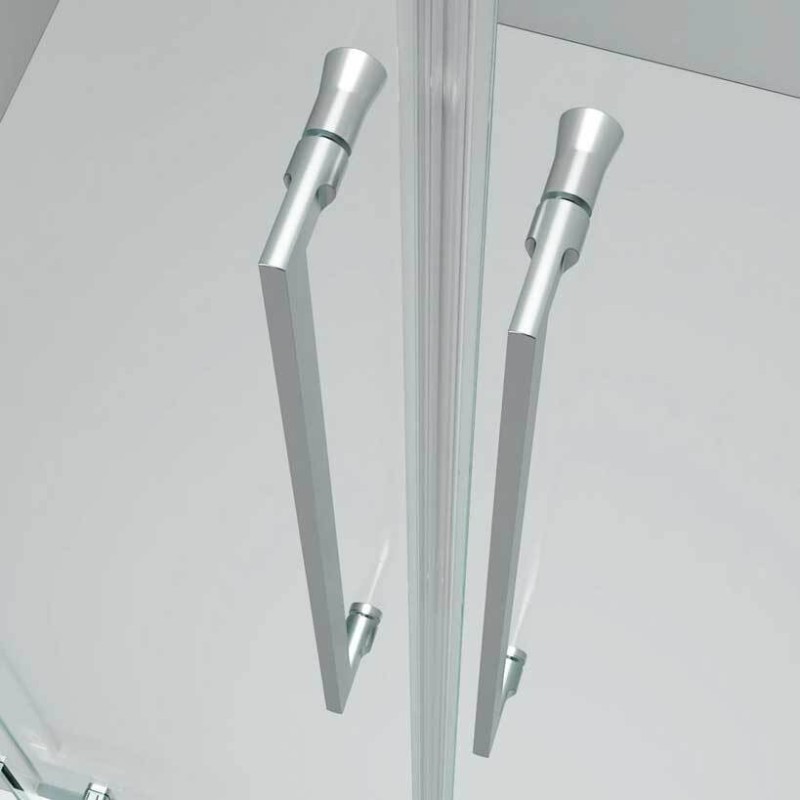 Καμπίνα ντουζιέρας h.200cm ασύμμετρη με 2 σταθερά & 2 συρόμενα φύλλα χρωμέ CL_C-100 Elli Corner Entry Devon Καμπίνα ντουζιέρας h.200cm ασύμμετρη με 2 σταθερά & 2 συρόμενα φύλλα χρωμέ CL_C-100 Elli Corner Entry Devon