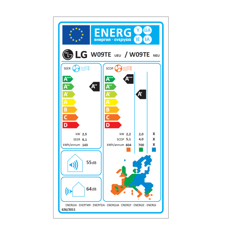 Κλιματιστικό Libero W09TE W09/12/18/24TE LG