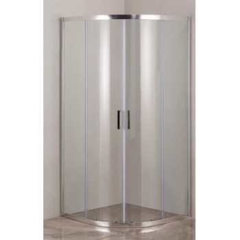 Καμπίνα ντουζιέρας h.185cm οβάλ με 2 σταθερά & 2 συρόμενα φύλλα χρωμέ 301 Crown Καμπίνα ντουζιέρας h.185cm οβάλ με 2 σταθερά & 2 συρόμενα φύλλα χρωμέ 301 Crown