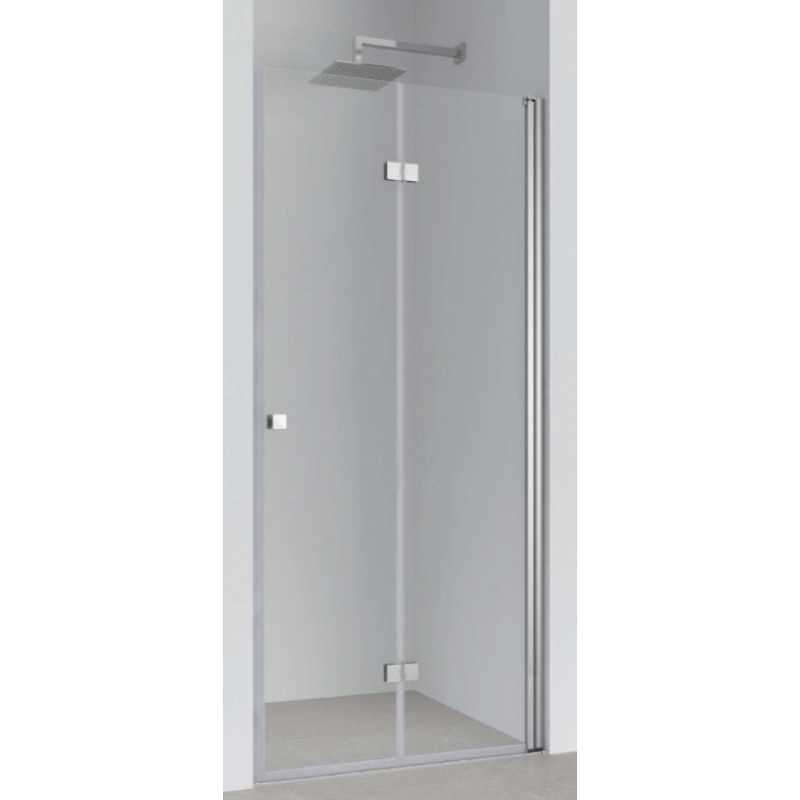 Καμπίνα ντουζιέρας h.185cm με 2 πτυσσόμενα φύλλα χρωμέ 907 Crown Καμπίνα ντουζιέρας h.185cm με 2 πτυσσόμενα φύλλα χρωμέ 907 Crown