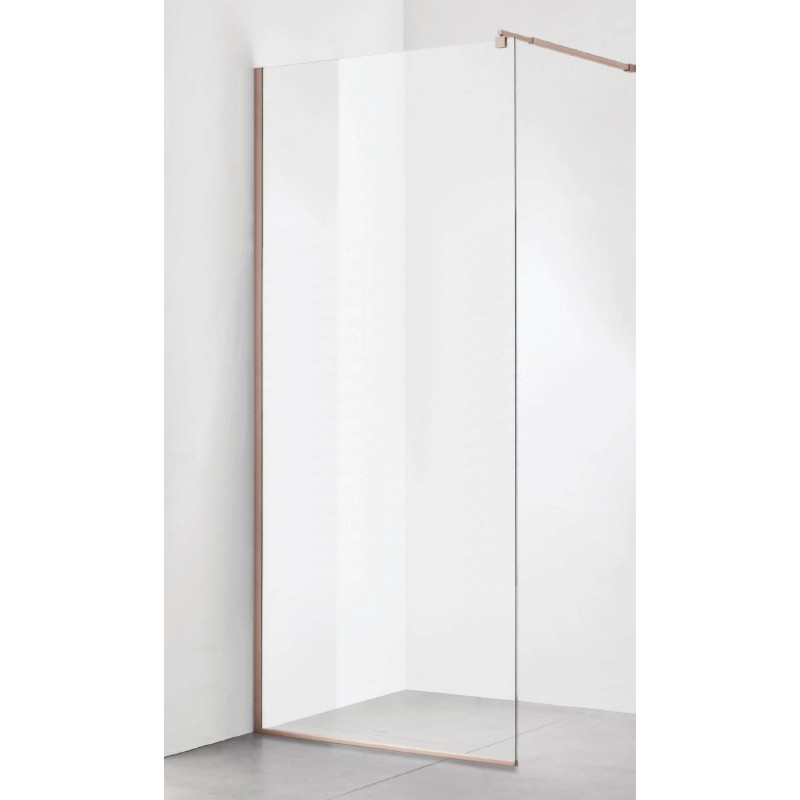 Διαχωριστικό ντουζιέρας h.195cm gold matt Walk-in Crown Διαχωριστικό ντουζιέρας h.195cm gold matt Walk-in Crown