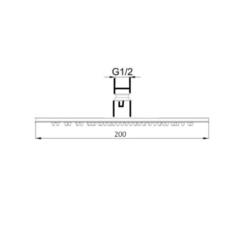 Κεφαλή ντους Ø20cm 692058 KLS Κεφαλή ντους Ø20cm 692058 KLS
