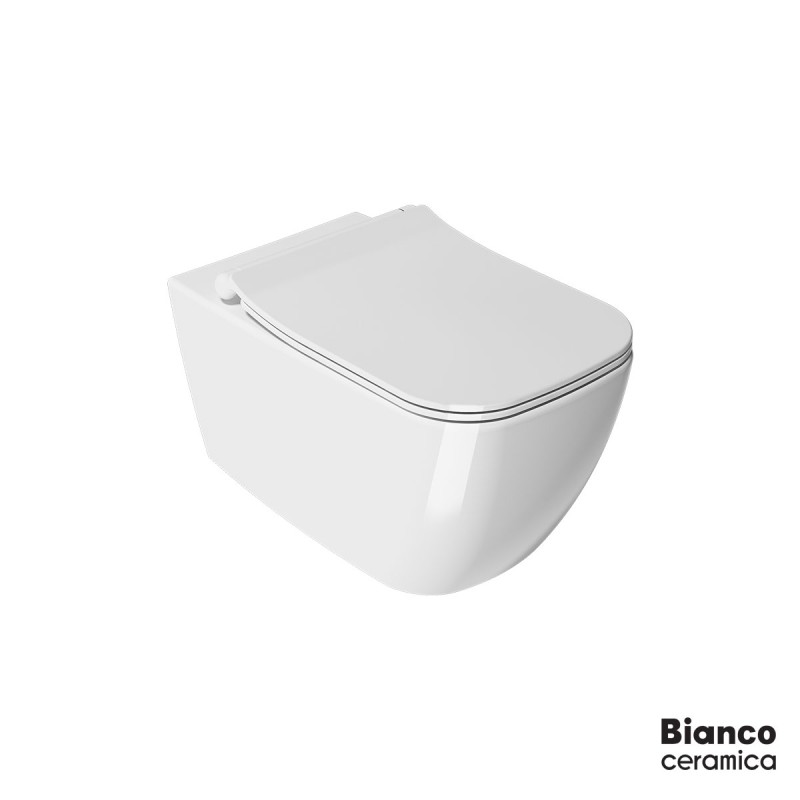 Κάλυμμα λεκάνης slim soft close MS36SC Mizo Bianco Ceramica