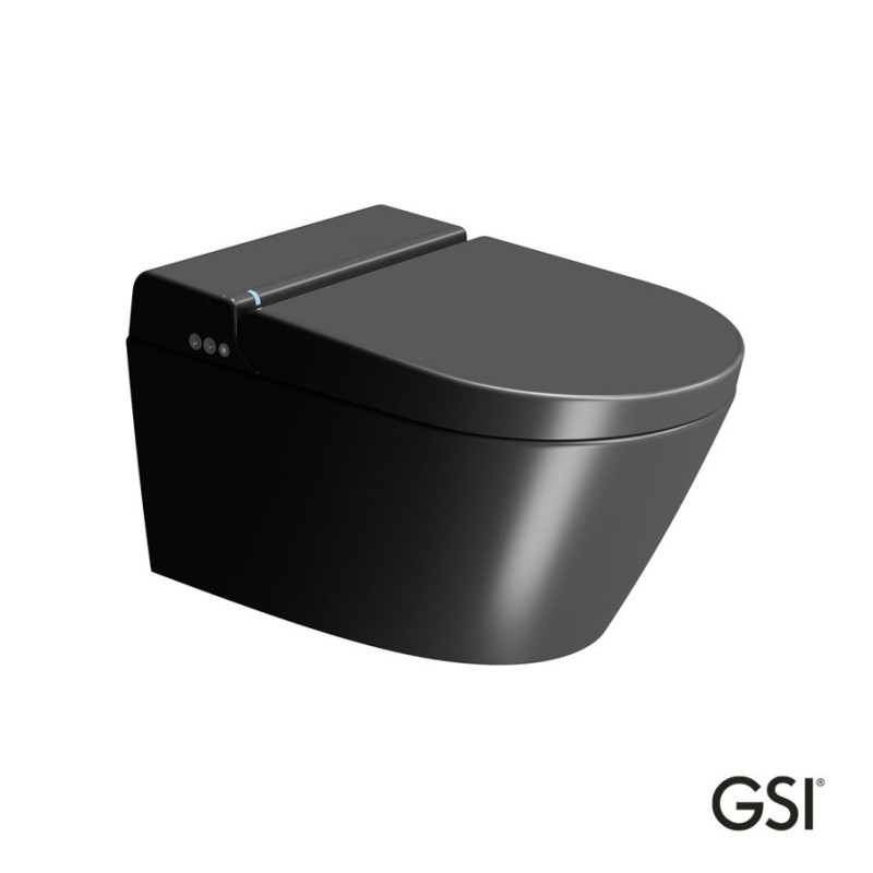 Λεκάνη κρεμαστή 59cm με σύστημα ηλεκτρονικού μπιντέ 7418K Pura WClean Swirl GSI