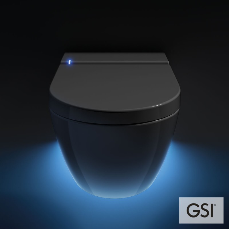 Λεκάνη κρεμαστή 59cm με σύστημα ηλεκτρονικού μπιντέ 7418K Pura WClean Swirl GSI