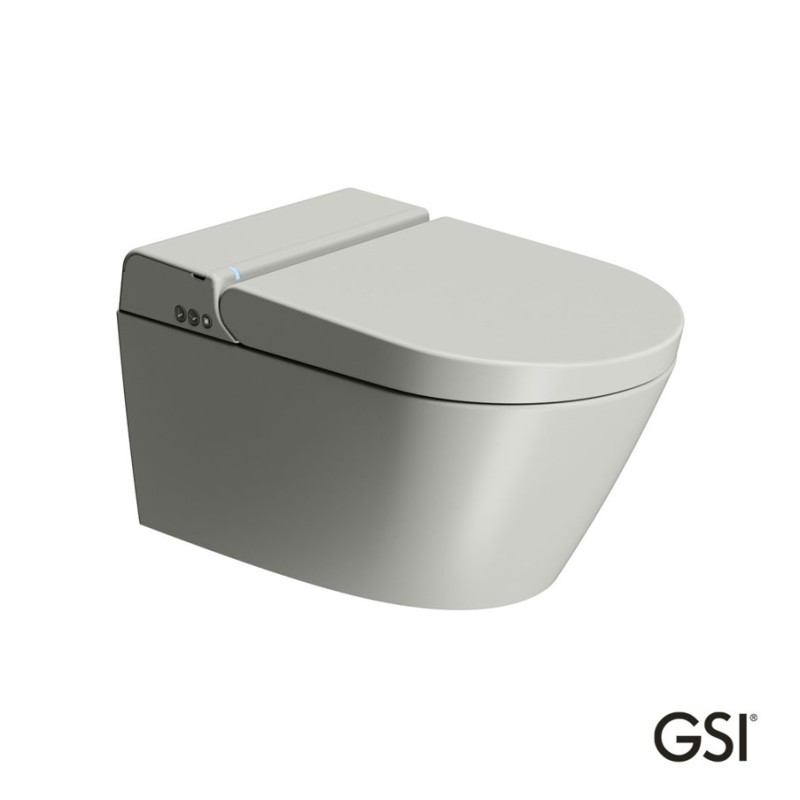 Λεκάνη κρεμαστή 59cm με σύστημα ηλεκτρονικού μπιντέ 7418K Pura WClean Swirl GSI